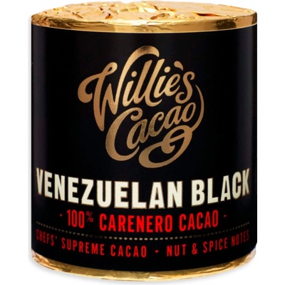 Willie's Cacao Venezuelan Black, 100% Carenero 180 g