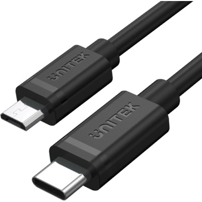 Unitek Y-C473BK USB, USB 2.0 USB C Micro-USB B, 1m, černý