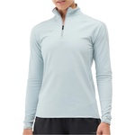 HOKA Дамска тениска HOKA Women's Glidetech Quarter Zip Running shirt - Mineral Blue - размер XL (916-5537-0215)