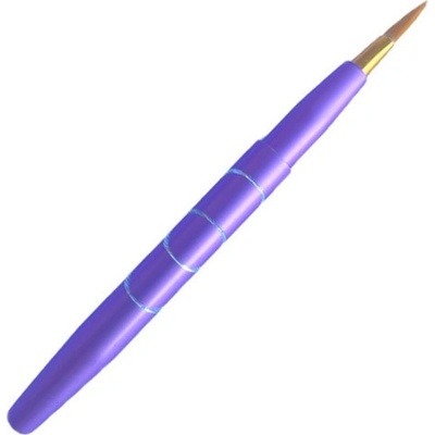 Divine cosmetics TH5 štetec na pery fialová 11 cm