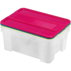UTC КОМПЛЕКТ 3x Кутии TEX BOX 10 л за съхранение (UT0114)