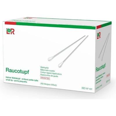 Raucotupf Vatové tyčinky sterilní 100x2 ks