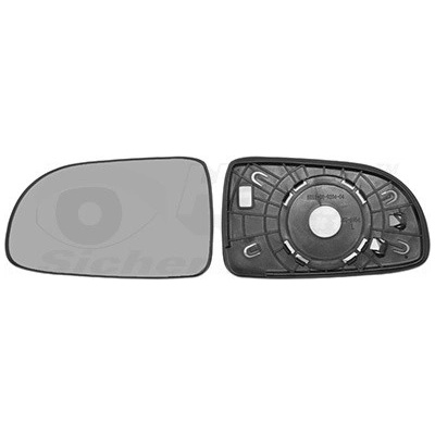 Sklo vonkajżieho zrkadla VAN WEZEL 0815835