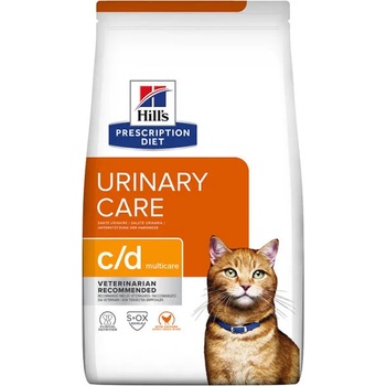 Hill's PD Feline Urinary Care c/d Multicare chicken 8 kg