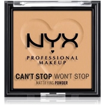 NYX Professional Makeup Can't Stop Won't Stop Mattifying Powder matující pudr 05 Golden 6 g