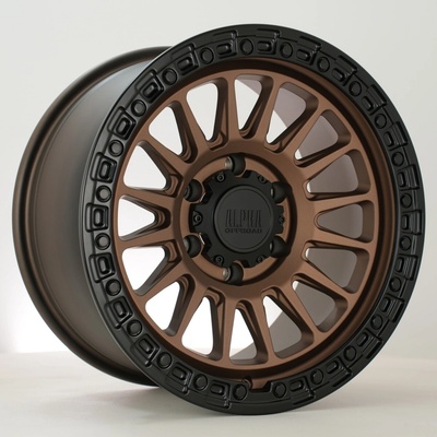 ALPHA OFFROAD Combat 9x17 6x139,7 ET15 MbronzeBlklip