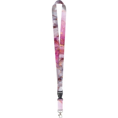 Šňůrka na krk Pink Marble