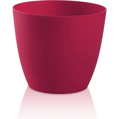 Plastkon květináč Ella matný 7 cm vínový