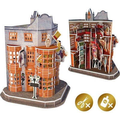 CubicFun 3D puzzle Harry Potter Kratochvilné kouzelnické kejkle 62 ks – Zbozi.Blesk.cz