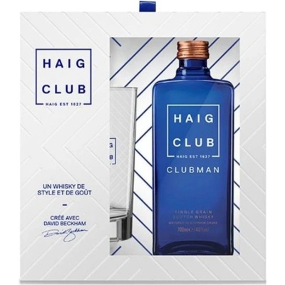 Haig Club Clubman 40% 0,7 l (dárkové balení 1 sklenice)