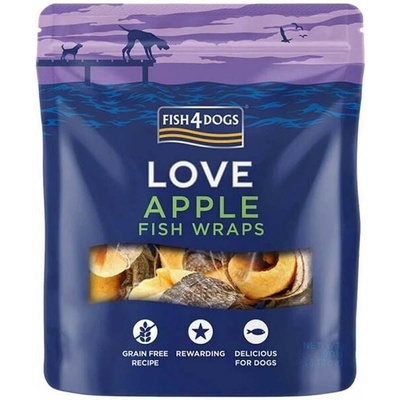 Fish4Dogs pamlsky rybí závitky s jablkem 90 g