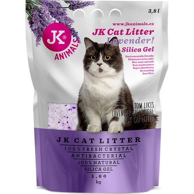 JK Animals Litter Silica gel lavender 1,6 kg/3,8 l