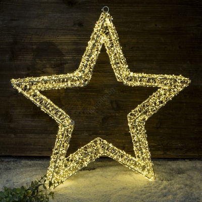 Brilagi - LED външна коледна украса LED/6W/230V IP44 50x48 cm звезда (BG2555)