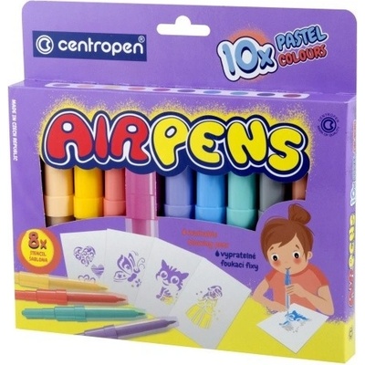 Foukací fixy CENTROPEN 1500/10 PASTEL