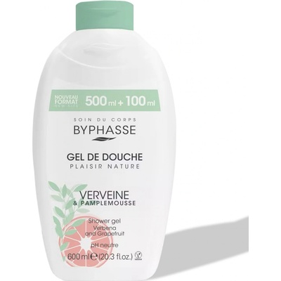 Byphasse Sprchový gel verbena a grapefruit 600 ml