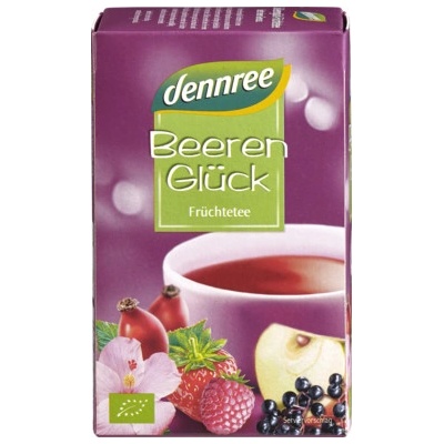 Dennree Šťastný ovocný čaj bio 40 g