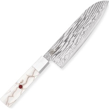 Dellinger Kuchyňský nůž Santoku 180 mm Forged White Wave
