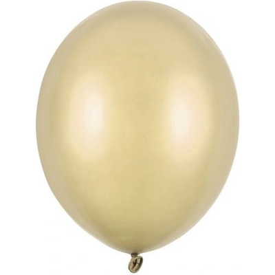 Party Deco Латексови Балони Металик, Студено Злато, 30см (sb14m-019z)