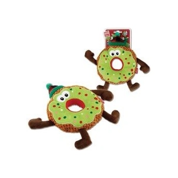 GiGwi VIANOČNÉ Hračka pes Donut 21 cm