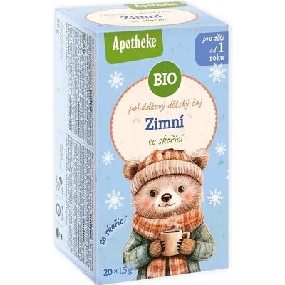 Apotheke Čaj dětský Zimní se skořicí BIO nálev. sáčky 20 x 1,5 g