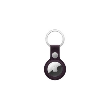 Image 1 of Apple AirTag FineWoven Key Ring - blackberry MA7K4ZM/A