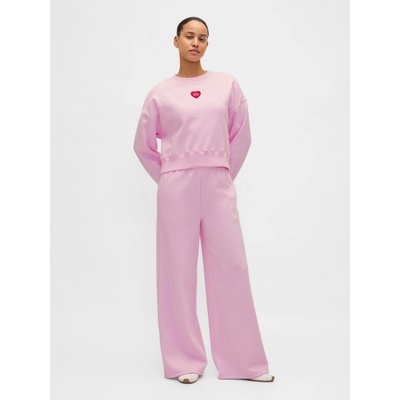 GAP Tepláky High Rise Baggy VintageSoft Ružová