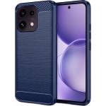 Techsuit Калъф за Oppo Reno16 F / Reno16 FS - Carbon Silicone - Techsuit - Син