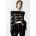 KILLSTAR Дамски пуловер KILLSTAR - Visage Knit - Черен / Пепеляв - KSRA004136