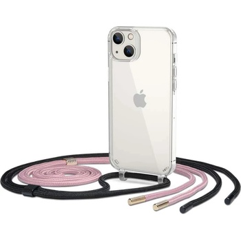 Image 1 of Tech-Protect Flexair Chain Hybrid Case - хибриден удароустойчив кейс с връзка за носене за iPhone 14 Plus (прозрачен)