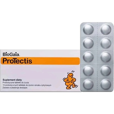 BioGaia ProTectis jahodová príchuť 10 tabliet
