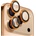 Blueo Протектор за Камерата на iPhone 17 Pro Max, Blueo Cam Lens Glass, Оранжев (6934663762910)