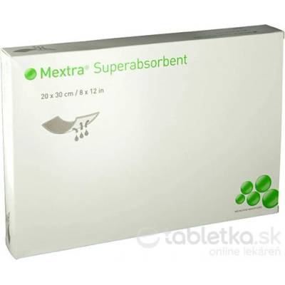 Mextra Superabsorbent 20 x 30 cm superabsorbujúci obväz 10 ks
