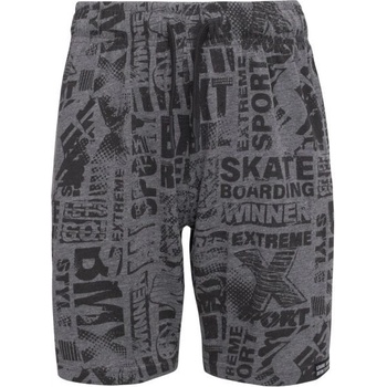 Lewro CHEW chlapecké úpletové šortky tmavě šedá