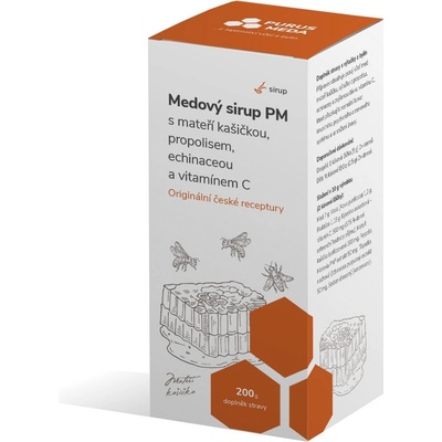 Medový sirup PM s propolisem a vitamínem C 200 g