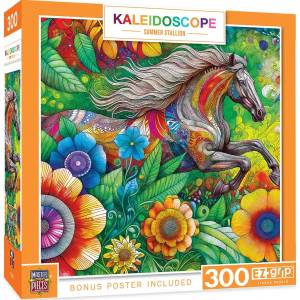 Masterpieces - Puzzle Kaleidoscope - Summer Stallion - 300 piese