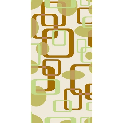 Dimex S-376 vliesová fototapeta na zeď Brown Squares rozměry 110 x 220 cm