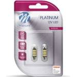 m-tech LED C5W 9xSMD5630 CANBUS White комплект (LB815W)