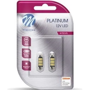 m-tech LED C5W 9xSMD5630 CANBUS White комплект (LB815W)