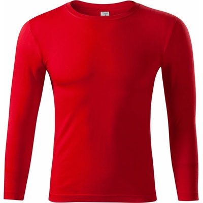 Piccolio Unisex triko Progress s dlouhým rukávem červená