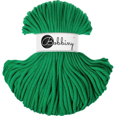 Bobbiny bavlněná šňůra PREMIUM 5mm Jade green