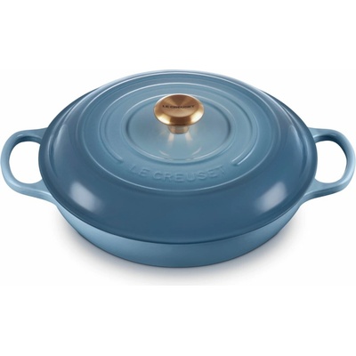 Le Creuset Kastról SIGNATURE 30 cm, 3,5 l, CHAMBRAY, liatina