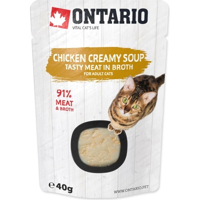Ontario Soup Cat Chicken & Cheese with rice 40 g