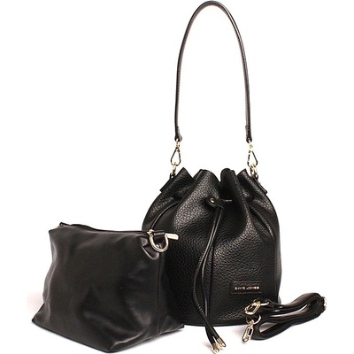 David Jones Paris Střední kabelka do ruky či rameno + etue CM6423 černá