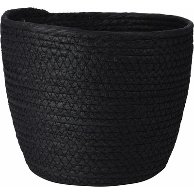 H&L Úložný košík Nero 17×15 cm malý černý