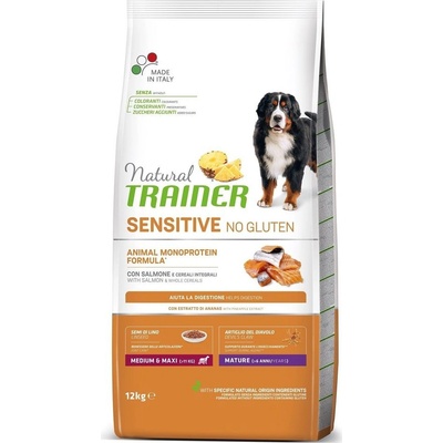 Trainer Natural Sensitive No gluten Maturity M/M losos 12 kg