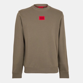 HUGO BOSS Риза с дълъг ръкав Hugo Mens HUGO Long Sleeve Contemporary Sweatshirt - Crew Neck (Diragol) - Med Grey 032