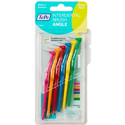 TePe Интердентални четки Angle Mix, 6 броя