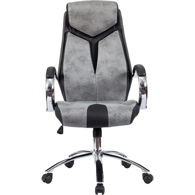 Директорски стол Storm, екокожа, сиво и черно (ON4010140265)