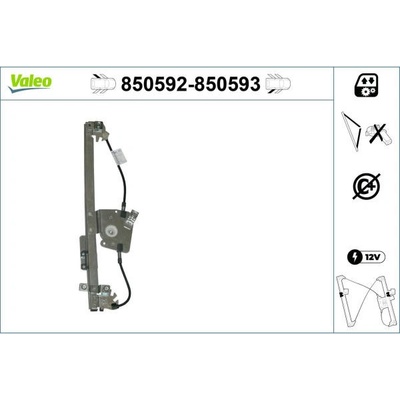 Zvedací zařízení oken VALEO 850592