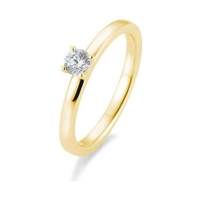 Sofia Diamonds prsteň zo žltého zlata s diamantom BE41 05993 Y